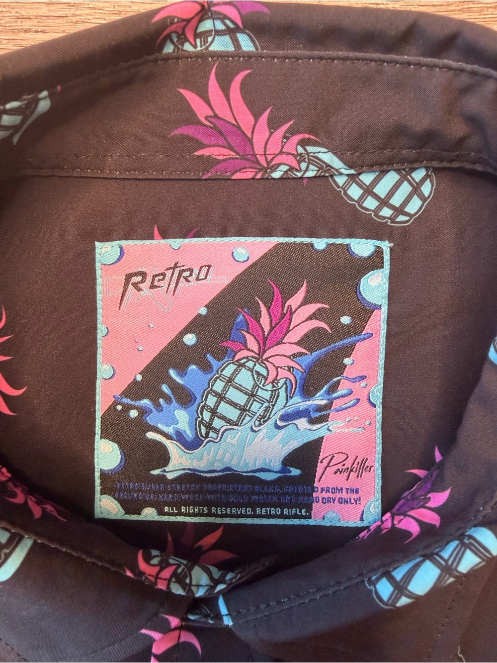 Retro Rifle Painkiller Button Up - Picture 4 of 6